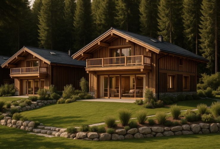 Chalet en vieux bois à Crans-Montana