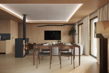 Chalet mitoyen de 4,5 pièces avec garage