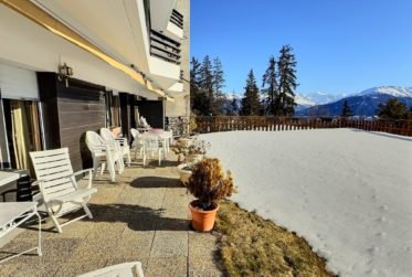 Rare 3.5 pces avec terrasse à Vermala en résidence secondaire