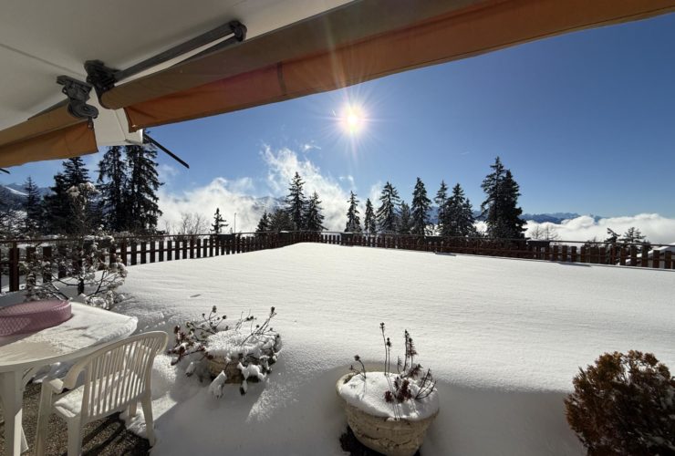 Rare 3.5 pces avec terrasse à Vermala en résidence secondaire