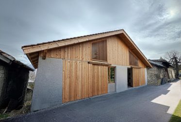 Projet de rénovation d'une magnifique grange à Crans-Montana