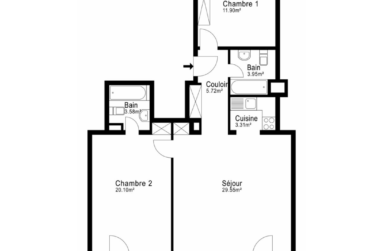 Rare 3.5 pièces Ski-in / Ski-out avec vue alpine panoramique – Crans-Montana