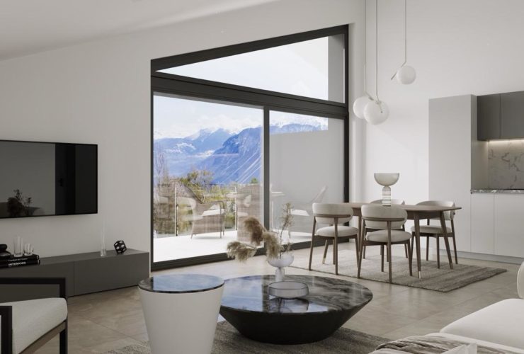 Attique de standing 2.5 pièces au cœur de Crans-Montana