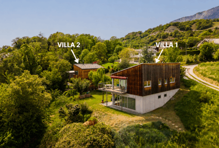Ensemble rare de deux villas avec parcelle attenante – Ayent (Valais)