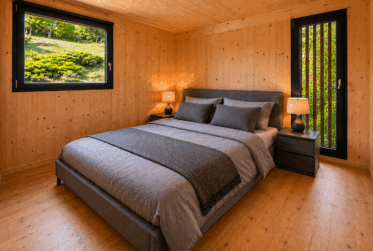 Deux maisons d'architecte dans un écrin naturel préservé à Ayent