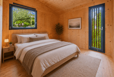 Deux maisons d'architecte dans un écrin naturel préservé à Ayent
