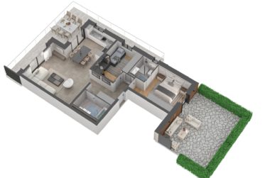Appartement 3.5 pièces neuf avec terrasse et jardin privatif à Crans-Montana