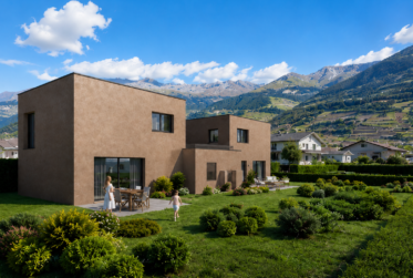 Villa 5.5 pces contemporaine neuve à Chalais
