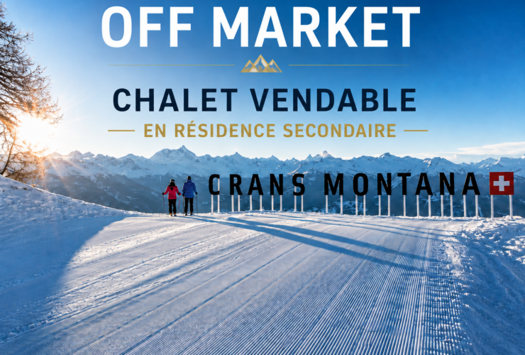 Chalet 4,5 pces en résidence secondaire et étrangers proche du golf