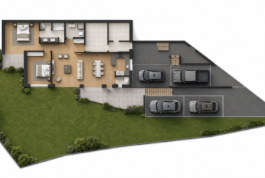 Venthône - Élégant 3,5 pièces en résidence principale avec 150 m² de jardin