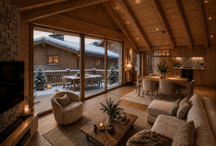 Attique en résidence principale neuf au cœur de Montana Village