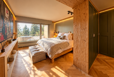 RARE 3.5 PIÈCES SKI-IN / SKI-OUT VIOLETTES AVEC VUE ALPINE PANORAMIQUE – CRANS- MONTANA
