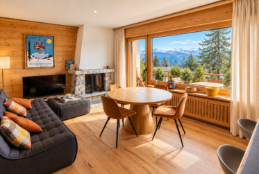 Montana – Bel appartement rénové de 49 m² avec balcon, proche des remontées mécaniques